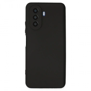 Huawei Nova Y70 Kılıf First Silikon - Siyah