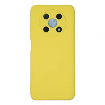 Huawei Nova Y90 Kılıf Nano İçi Kadife Silikon - Sarı