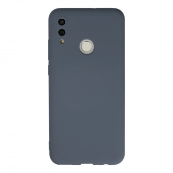 Huawei P Smart 2019 Kılıf Nano İçi Kadife Silikon - Gri