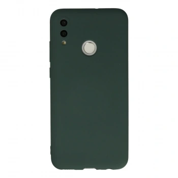 Huawei P Smart 2019 Kılıf Nano İçi Kadife Silikon - Koyu Yeşil