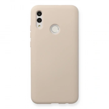 Huawei P Smart 2019 Kılıf Nano İçi Kadife Silikon - Pudra