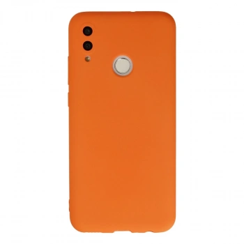 Huawei P Smart 2019 Kılıf Nano İçi Kadife Silikon - Turuncu