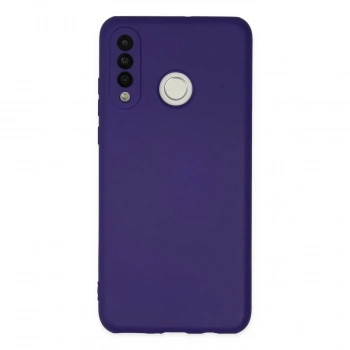 Huawei P30 Lite Kılıf Nano İçi Kadife Silikon - Mor