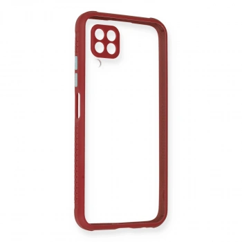 Huawei P40 Lite Kılıf Miami Şeffaf Silikon - Fuşya