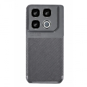 İnfinix Gt 20 Pro Kılıf Auto Focus Karbon Kapak - Gri
