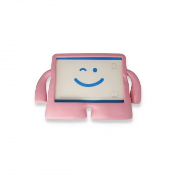 İpad 2022 10.9 (10.nesil) Kılıf Karakter Tablet Silikon - Açık Pembe