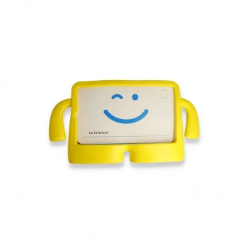 İpad 2022 10.9 (10.nesil) Kılıf Karakter Tablet Silikon - Sarı