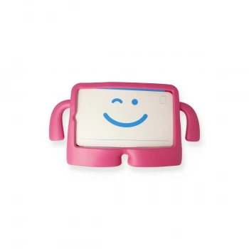 İpad 5 Air 9.7 Kılıf Karakter Tablet Silikon - Pembe