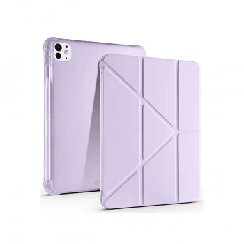 İpad Air 13 (2024) Kılıf Kalemlikli Mars Tablet Kılıfı - Lila