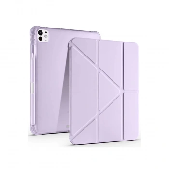İpad Air 13 (2024) Kılıf Kalemlikli Mars Tablet Kılıfı - Lila
