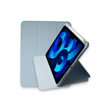 İpad Pro 11 (2021) Kılıf Ling 360 Kalemlikli Tablet Kılıf - Mavi