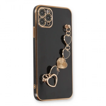 İphone 11 Pro Max Kılıf Esila Silikon - Siyah