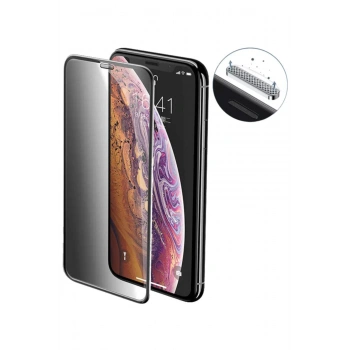 Iphone 11 Pro Max Uyumlu 9D Tam Kaplayan Parmak Izi Bırakmayan Ekran Koruyucu Film (599)