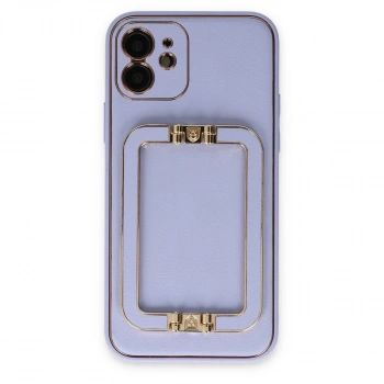 İphone 12 Kılıf Coco Elit Kapak - Lila