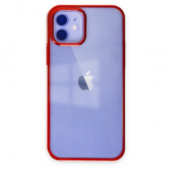 İphone 12 Kılıf Element Silikon - Kırmızı