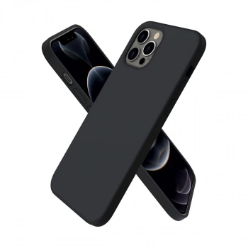 İphone 12 Pro Kılıf First Silikon - Siyah