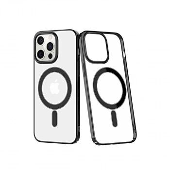 İphone 12 Pro Max Kılıf Element Magneticsafe Sert Kapak - Siyah