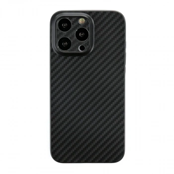 İphone 13 Pro Kılıf Karbon Pp Silikon - Siyah