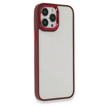 İphone 13 Pro Max Kılıf Dora Kapak - Kırmızı