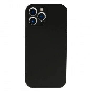 İphone 13 Pro Max Kılıf Nano İçi Kadife Silikon - Siyah