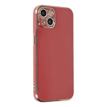 İphone 14 Kılıf Volet Silikon - Kırmızı