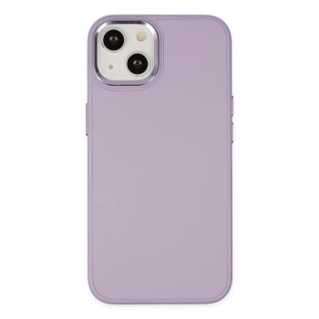 İphone 14 Plus Kılıf Asya Deri Silikon - Lila