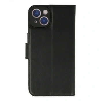 İphone 14 Plus Kılıf Trend S Plus Kapaklı Kılıf - Siyah