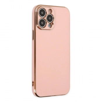 İphone 14 Pro Kılıf Volet Silikon - Pembe