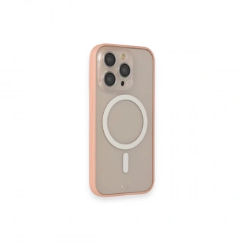 İphone 14 Pro Max Kılıf Grand Magneticsafe Kapak - Pembe