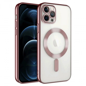 İphone 14 Pro Max Kılıf Kross Magneticsafe Kapak - Rose