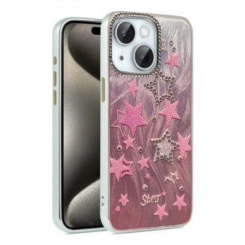 İphone 15 Kılıf Blade Aynalı Desenli Kapak - Desen 7