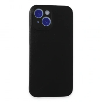 İphone 15 Kılıf Loop Deri Silikon - Siyah