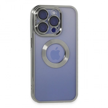 İphone 15 Pro Kılıf Slot Silikon - Gümüş