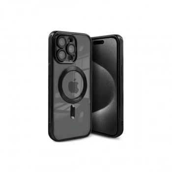 İphone 15 Pro Max Kılıf Kross Magneticsafe Kapak - Siyah