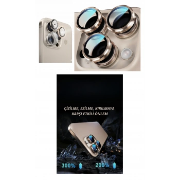 Iphone 16 Pro Kamera Lens Koruyucu Naturel (599)
