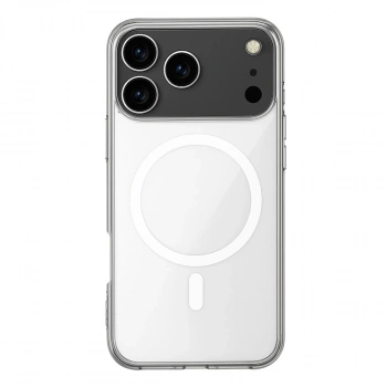 İphone 17 Pro Kılıf Magneticsafe Şeffaf Silikon - Şeffaf