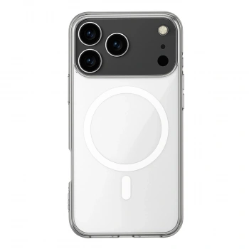 İphone 17 Pro Max Kılıf Magneticsafe Şeffaf Silikon - Şeffaf