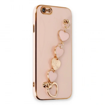 İphone 6 Kılıf Esila Silikon - Pudra