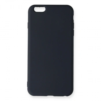 İphone 6 Plus Kılıf Nano İçi Kadife Silikon - Lacivert
