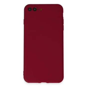 İphone 7 Plus Kılıf First Silikon - Bordo