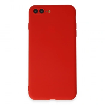 İphone 7 Plus Kılıf First Silikon - Kırmızı
