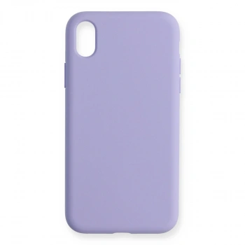 İphone Xr Kılıf Nano İçi Kadife Silikon - Lila