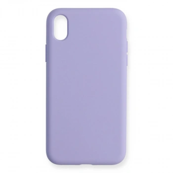 İphone Xr Kılıf Nano İçi Kadife Silikon - Lila