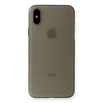 İphone Xs Max Kılıf Pp Ultra İnce Kapak - Gri