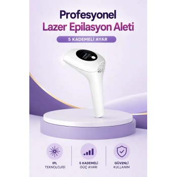 Ipl Lazer Epilasyon Aleti 5 Kademeli Güç Ayarlı