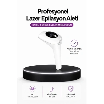Ipl Teknolojili Erkek Ve Kadın Kullanımına Uygun Lazer Epilasyon Cihaz