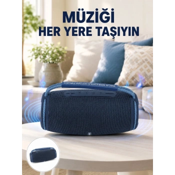 Ipx5 Su Geçirmez Taşınabilir Bluetooth Hoparlör Renkli Işıklı Yeni Nesil