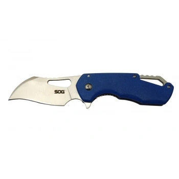 İsonzo 1396bl Mavi Kamp Çakı 18cm - Yarı Otomatik, Kemerlikli, Kutulu