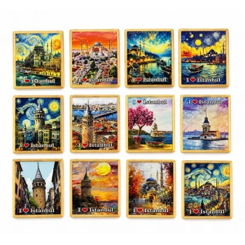 İstanbul Temalı Buzdolapı Süsü Magnet Alk5404