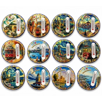 İstanbul Temalı Buzdolapı Süsü Magnet Alk5405